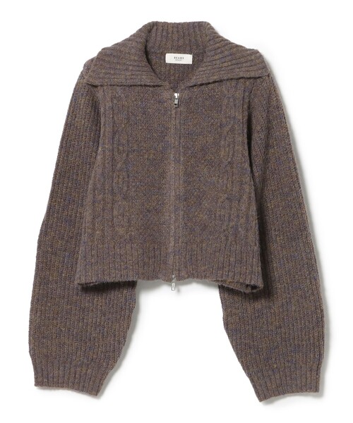 BEAMS HEART（ビームス ハート） ニット セーター ビッグカラー ダブル