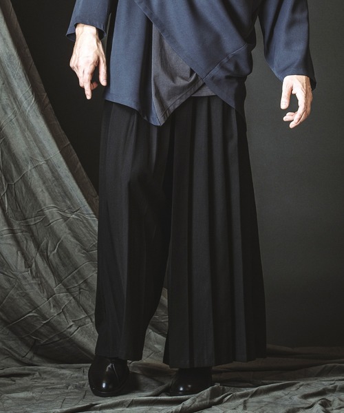NO ID.（ノーアイディー） ワイドパンツ スラックス 「NO ID.」Hakama