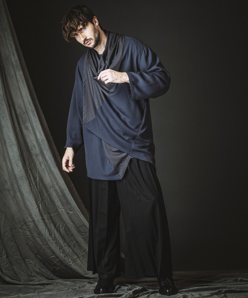NO ID.（ノーアイディー） ワイドパンツ スラックス 「NO ID.」Hakama