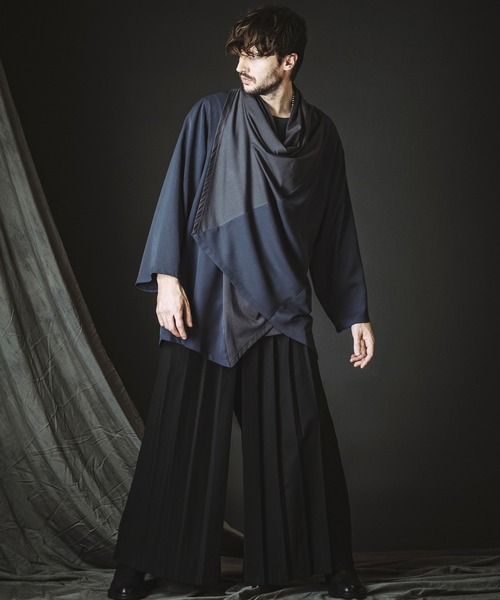 NO ID.（ノーアイディー） ワイドパンツ スラックス 「NO ID.」Hakama