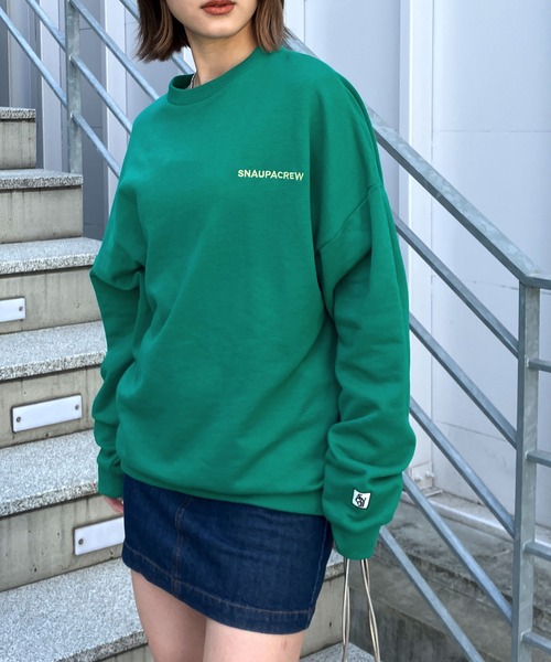 「Snap club」 スウェットカットソー M パープル メンズ_画像9