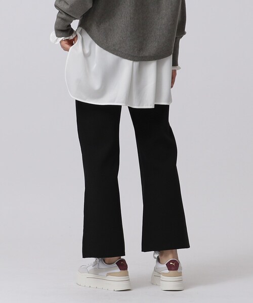 「GALLEST」 イージーパンツ 38 ブラック レディース_画像8