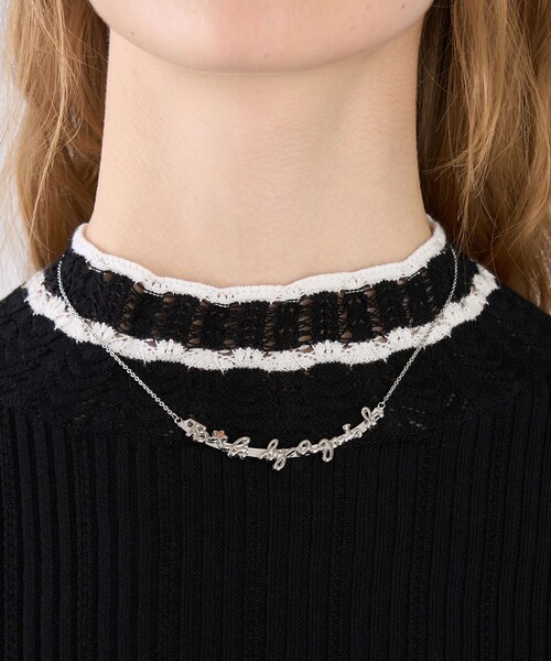 To b. by agnes ネックレス ロゴ レディース : ZOZOTOWN Yahoo!店