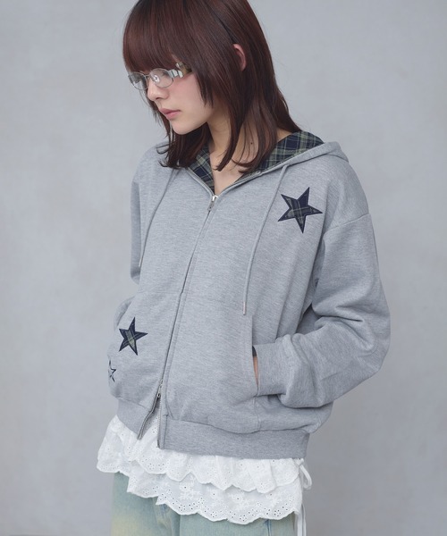 FCMM パーカー 「日本限定」CHECK STAR HOODIE / チェックスター