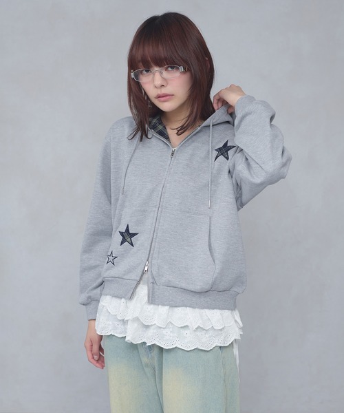 FCMM パーカー 「日本限定」CHECK STAR HOODIE / チェックスター