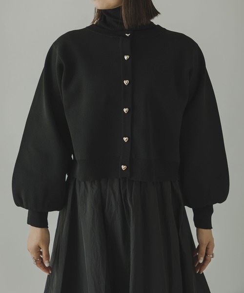 「rectangle」 ニットカーディガン FREE アイボリー レディース_画像2