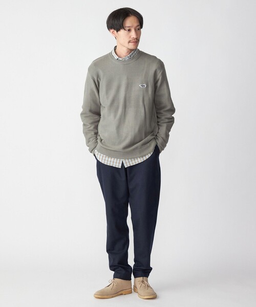 「PENNEYS」 長袖ニット SMALL オリーブ メンズ_画像2