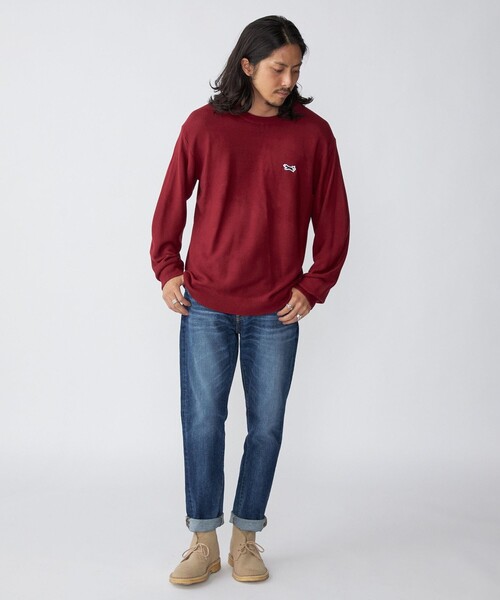 「PENNEYS」 長袖ニット SMALL オリーブ メンズ_画像5