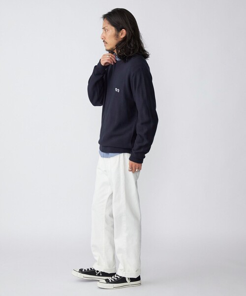 「PENNEYS」 長袖ニット SMALL オリーブ メンズ_画像9