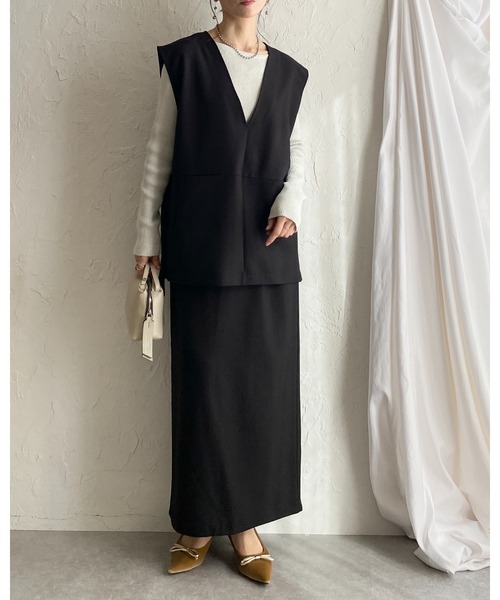 She's Closet セットアップ 入学式 卒園式 卒業式 Vネックベスト