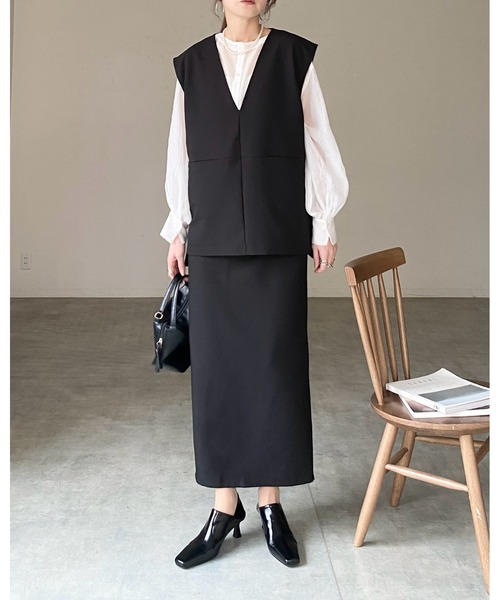 She's Closet セットアップ 入学式 卒園式 卒業式 Vネックベスト