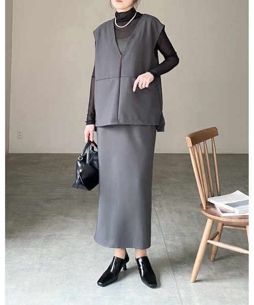 She's Closet セットアップ 入学式 卒園式 卒業式 Vネックベスト