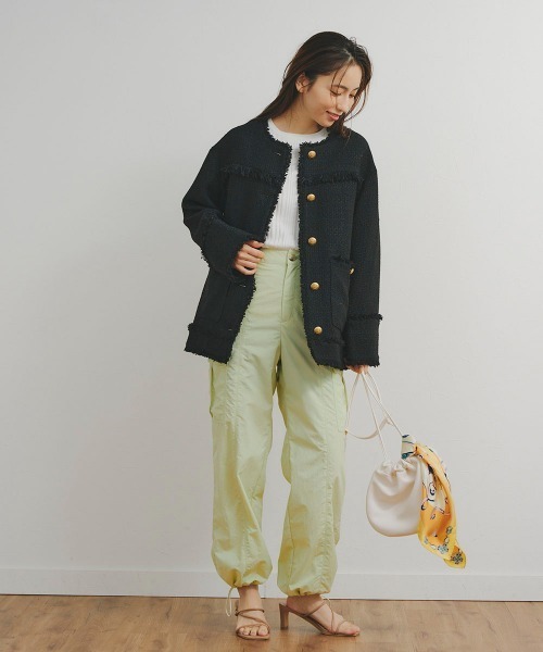 「Droite lautreamont」 長袖ニット M ブラック レディース_画像5