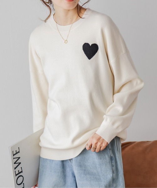 「La-gemme」 長袖ニット フリー グレー レディース_画像5