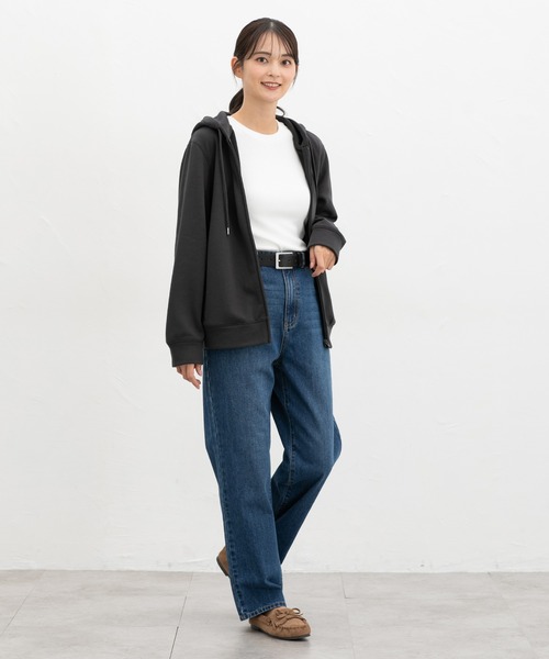 「Honeys」 「CINEMA CLUB」ジップアップパーカー S ラベンダー レディース_画像9