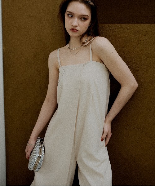 パンツドレス Point bijou bare rap pants 【公式通販】