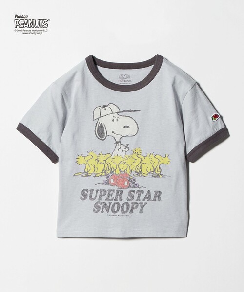 PEANUTS tシャツ 「別注」「FRUIT OF THE LOOM × PEANUTS」リンガーT