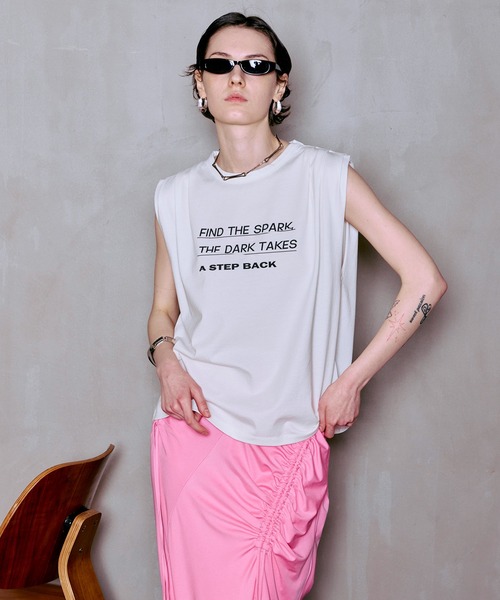 MAISON SPECIAL（メゾンスペシャル） tシャツ Tuck Print Top/タック