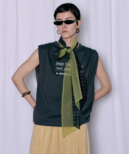 MAISON SPECIAL（メゾンスペシャル） tシャツ Tuck Print Top/タック