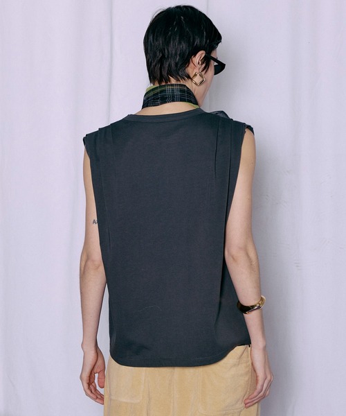 MAISON SPECIAL（メゾンスペシャル） tシャツ Tuck Print Top/タック