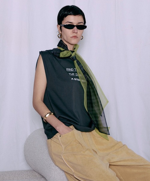 MAISON SPECIAL（メゾンスペシャル） tシャツ Tuck Print Top/タック