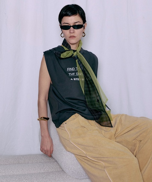 MAISON SPECIAL イマジネーションプリントトップス MAISON SPECIAL（メゾンスペシャル） tシャツ Tuck Print Top/タック