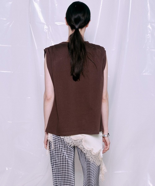 MAISON SPECIAL（メゾンスペシャル） tシャツ Tuck Print Top/タック