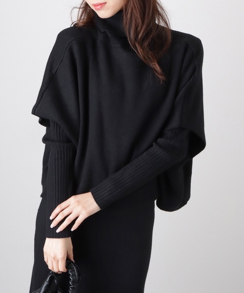 「Lace Ladies」 ニットワンピース FREE グレー レディース_画像2