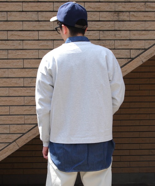 「GYMPHLEX」 長袖Tシャツ S チャコールグレー メンズ_画像5