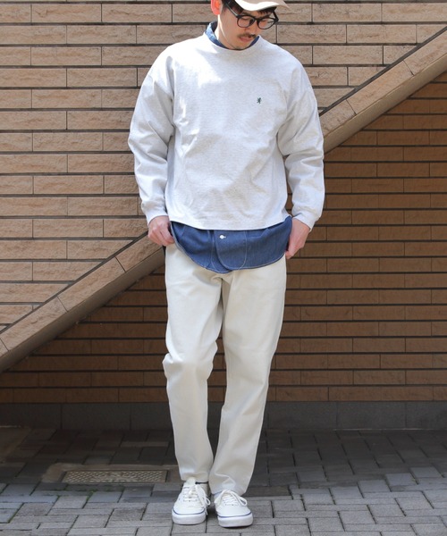 「GYMPHLEX」 長袖Tシャツ S チャコールグレー メンズ_画像6