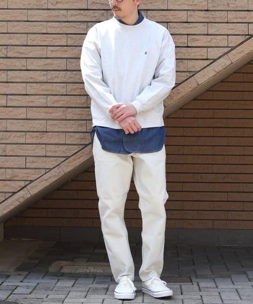 「GYMPHLEX」 長袖Tシャツ S チャコールグレー メンズ_画像7