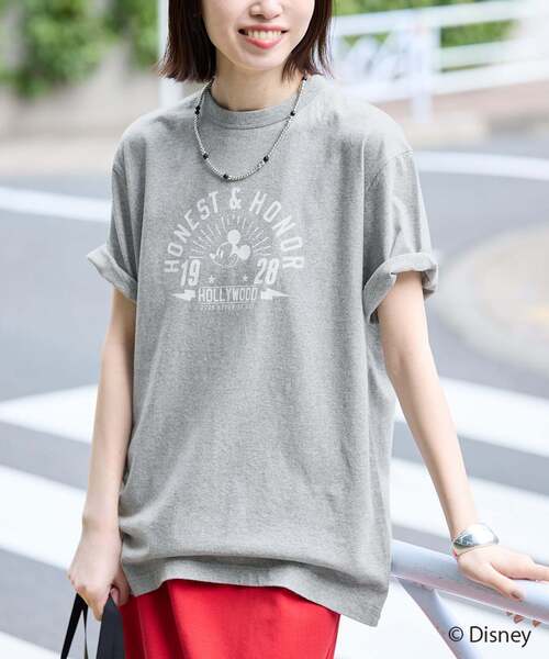 tシャツ 「追加」Champion/チャンピオン SLOBE別注 /Mickey/Donald/ Tシャツ レディースの画像