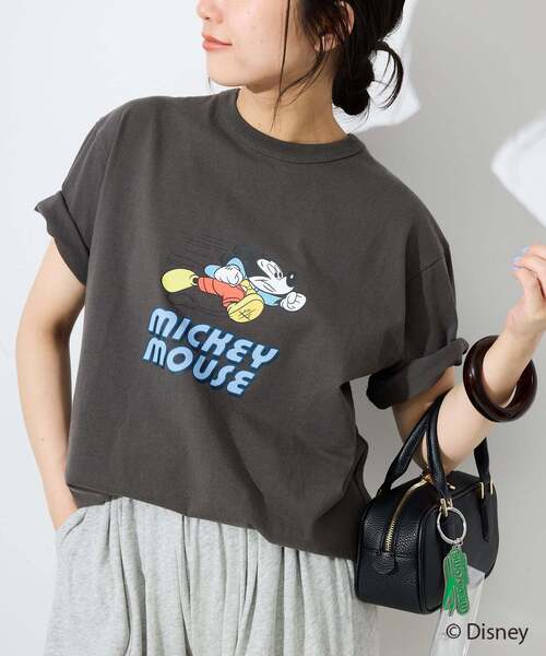 tシャツ 「追加」Champion/チャンピオン SLOBE別注 /Mickey/Donald/ Tシャツ レディースの画像