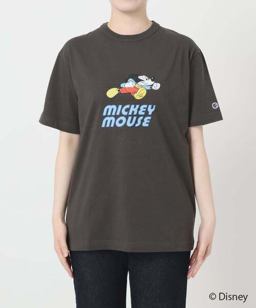 tシャツ 「追加」Champion/チャンピオン SLOBE別注 /Mickey/Donald/ Tシャツ レディースの画像