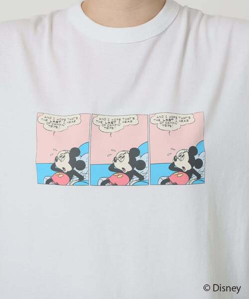 tシャツ 「追加」Champion/チャンピオン SLOBE別注 /Mickey/Donald/ Tシャツ レディースの画像
