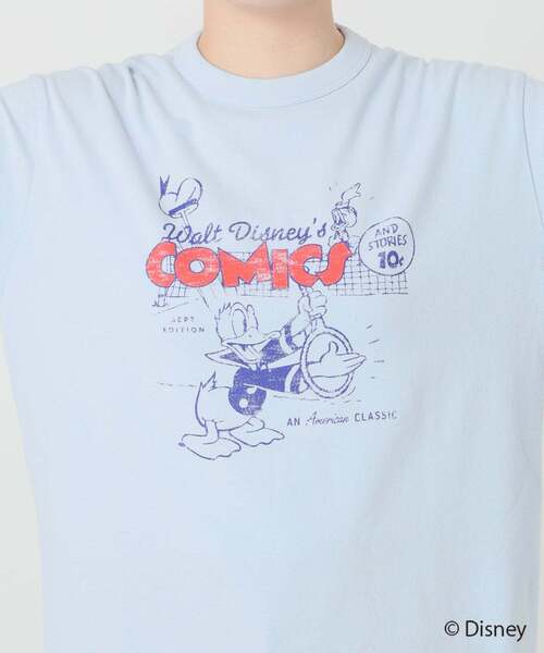 tシャツ 「追加」Champion/チャンピオン SLOBE別注 /Mickey/Donald/ Tシャツ レディースの画像