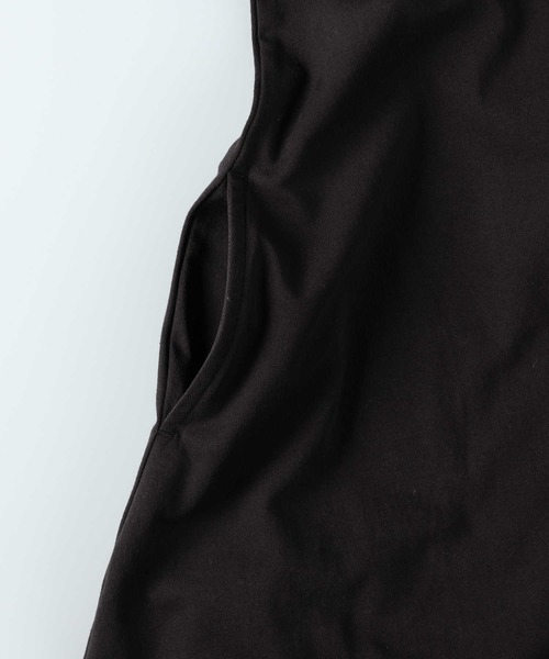 「Lee」 半袖ワンピース M ブラック レディース_画像2