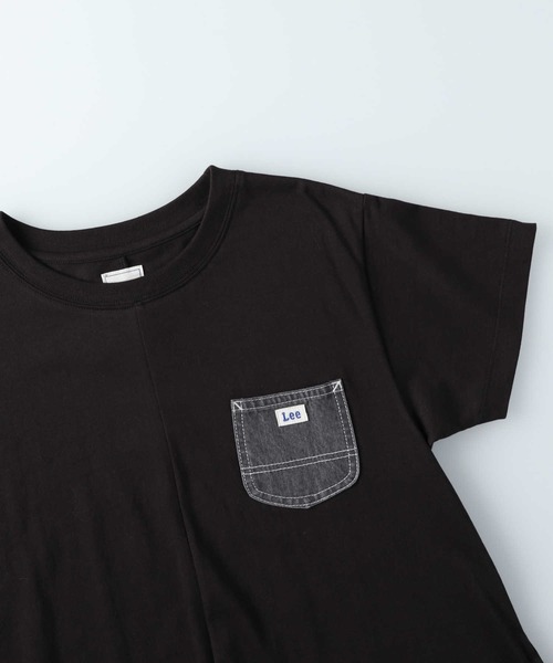 「Lee」 半袖ワンピース M ブラック レディース_画像5