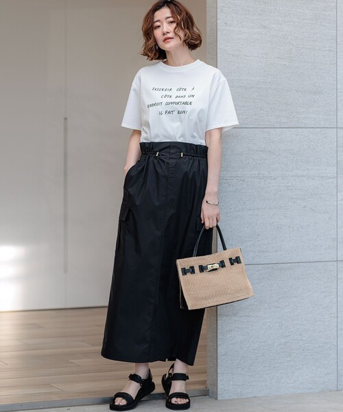 23区（ニジュウサンク） tシャツ 半袖 リラクシーシルエット