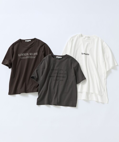 23区（ニジュウサンク） tシャツ 半袖 リラクシーシルエット