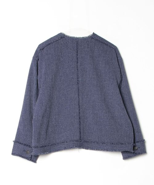 BEAUTY＆YOUTH UNITED ARROWS ノーカラージャケット S ネイビー