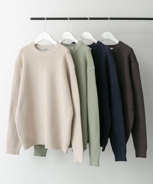 「URBAN RESEARCH Sonny Label」 長袖ニット LARGE チャコールグレー メンズ_画像2