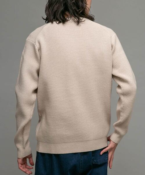 「URBAN RESEARCH Sonny Label」 長袖ニット LARGE チャコールグレー メンズ_画像6