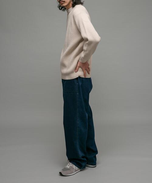 「URBAN RESEARCH Sonny Label」 長袖ニット LARGE チャコールグレー メンズ_画像9