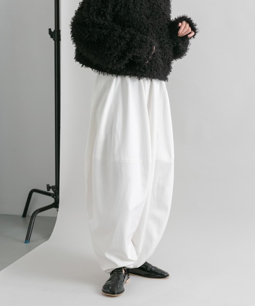 「KBF」 イージーパンツ ONE ネイビー レディース_画像7