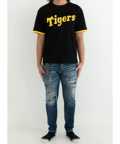 ベイビーアンドベイビー tシャツ 「阪神タイガース」親子背番号Tシャツ