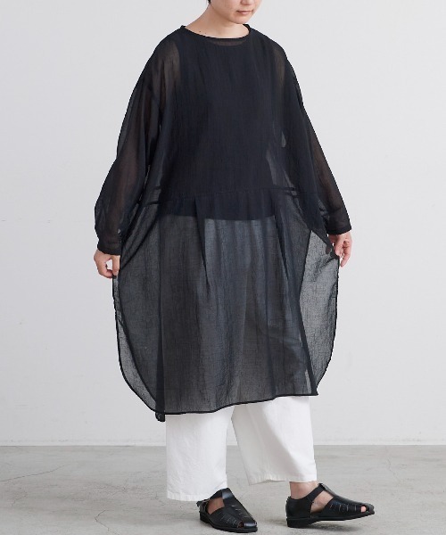 チュニック 「 HEAVENLY / ヘブンリー 」 Longsleeve Sheer Tunic 2625092　DLI_6