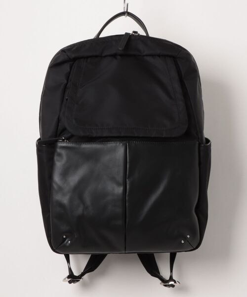 Y'SACCS（イザック） デイバック リュック NEWナイロン×レザーコンビ