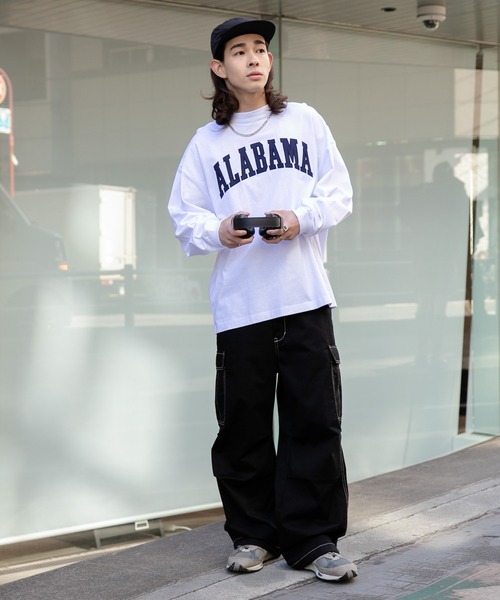 「WEGO」 スウェットカットソー MEDIUM ブラック メンズ_画像2