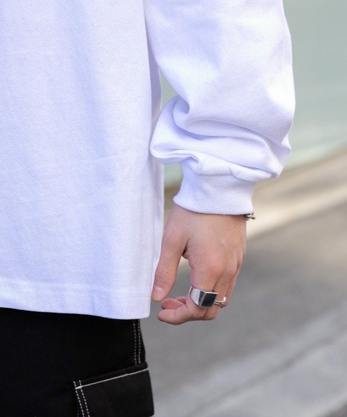 「WEGO」 スウェットカットソー MEDIUM ブラック メンズ_画像6